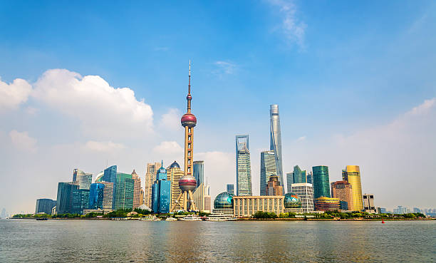 istock Shanghai skyline above the Huangpu River 532399550