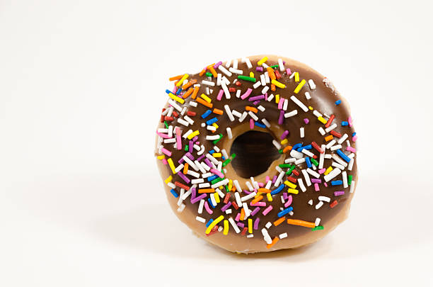 istock Close up of a coloful donut 532404272