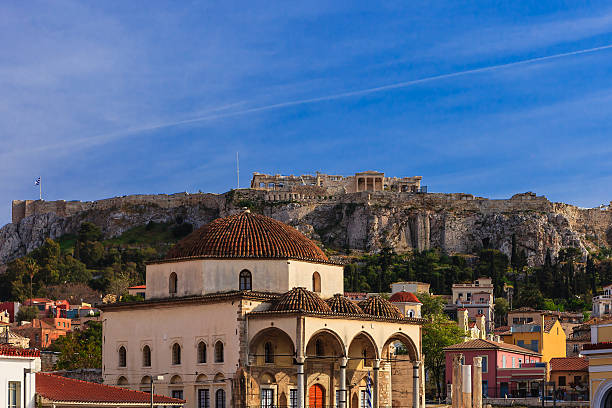 istock Athens, Greece:  From Monastiraki looking over Tzistarakis towards the Acropolis 532407468