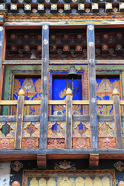 istock Painting work at the Dzong 532407594