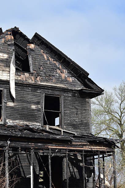 istock Remains of a House Fire 532408676
