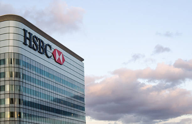 hsbc bank - tower hamlets - fotografias e filmes do acervo