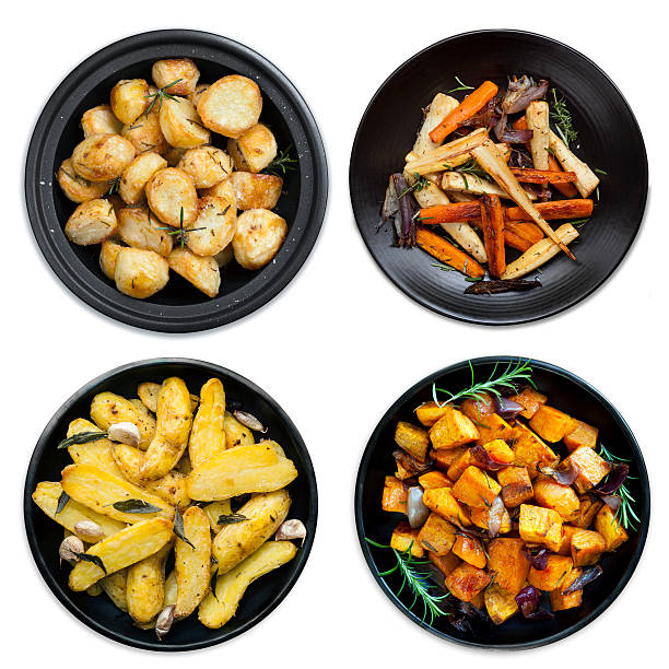 istock Collection of Roasted Vegetables Isolated 532410174