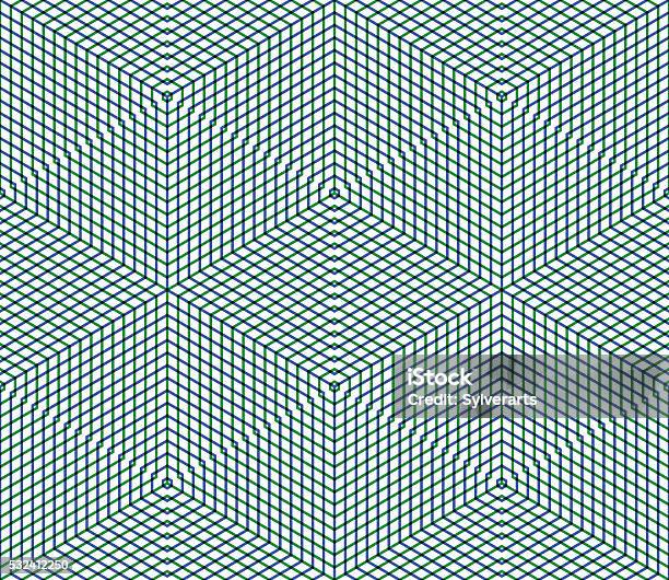 Bright Symmetric Seamless Pattern With Interweave Figures Stock Illustration - Download Image Now