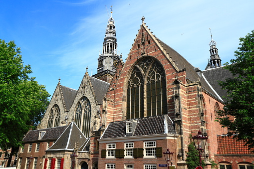 The 800 year old Oude Kerk Church, Amsterdam