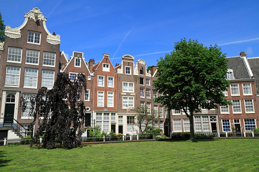 Begijnhof is the oldest inner courts in the city of Amsterdam, Netherlands