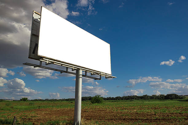 istock Billboard - Empty billboard in a rural location 532415222