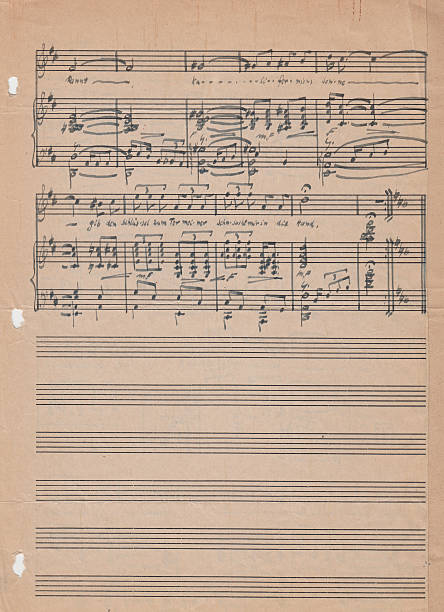 istock Old vintage sheet music 532415686