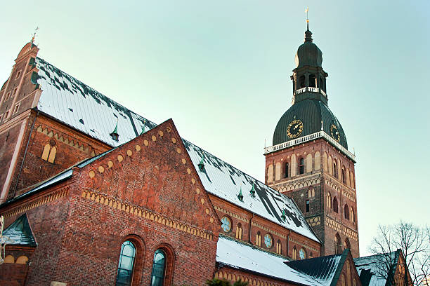 istock Roof Dome Cathedral in Riga, Latvia in winter 532415885