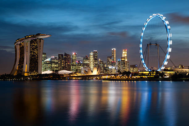 istock Singapore's Skyline at Night 532415989