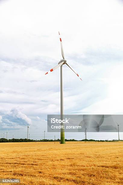 Windmills Stock Photo - Download Image Now - 2015, Agricultural Field, Agriculture