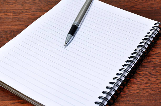 istock Pen and Clean sheet of notebook 532442589