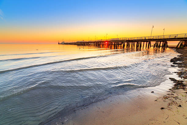 istock Sunrise at Baltic sea in Sopot, Poland 532443295