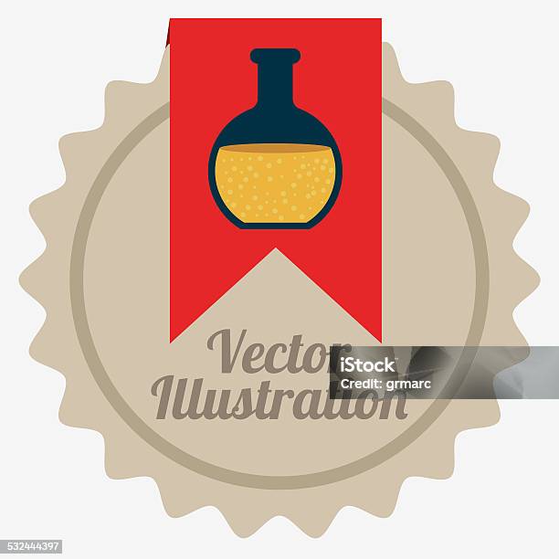 Chemical Design Over White Background Vector Illustration Stock Illustration - Download Image Now