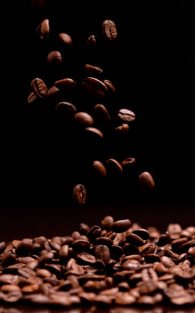 istock High contrast image of coffee beans. 532445063