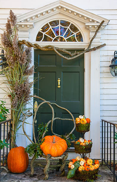 istock New England - Pumpkins and Fall Display 532446339