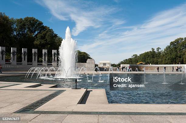 National World War Ii Memorial In Washington Dc Stock Photo - Download Image Now - Admiration, American Flag, Building Exterior