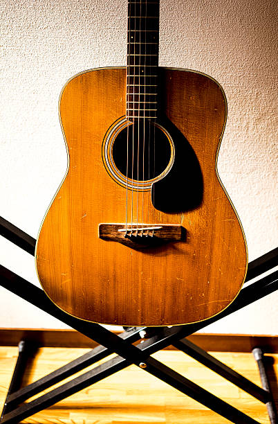 istock Vintage acoustic guitar 532450009