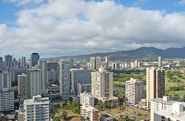 istock Waikiki Condos  at Sunset 532463467