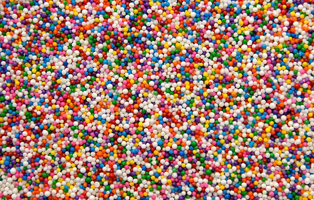 Cake sprinkles background