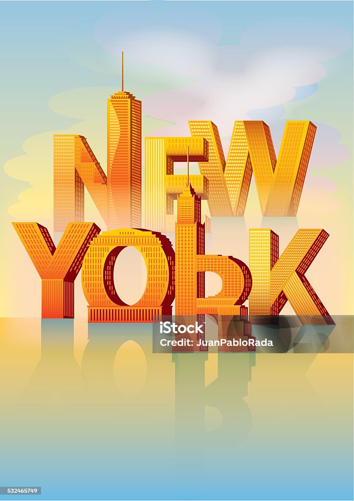 Nyl Building Vector New York Skyline Stock Illustration - Download Image Now - 2015 ...