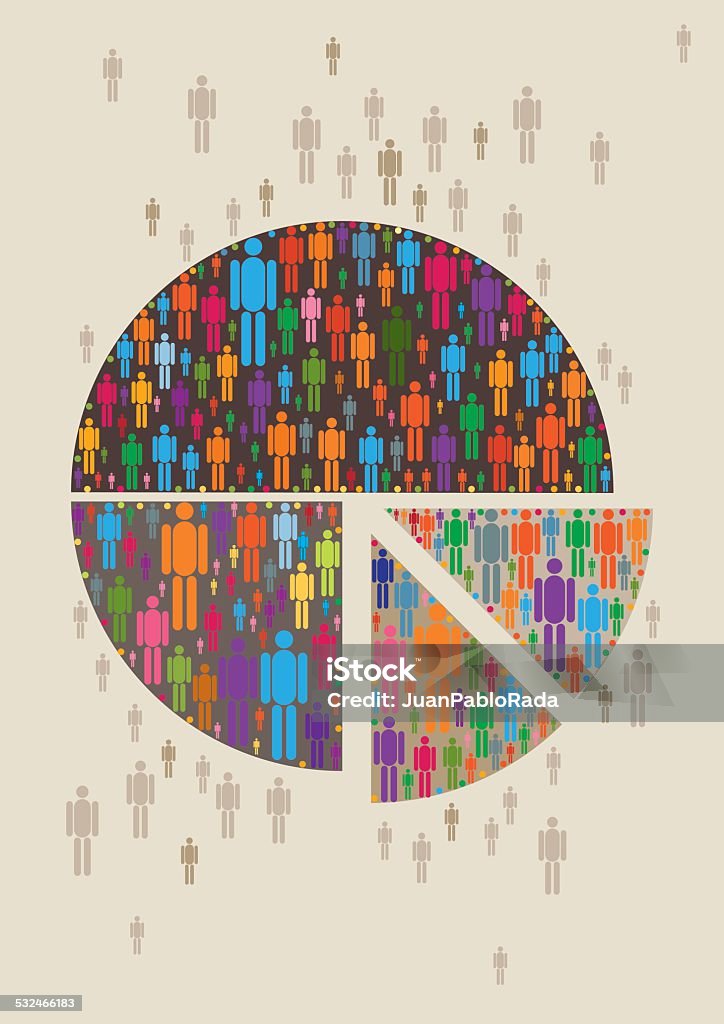 people graph graph showing people representing Computer Graphic stock vector