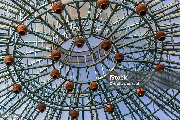 Hanging Clay Pots Stock Photo - Download Image Now - 2015, Architectural Dome, Built Structure