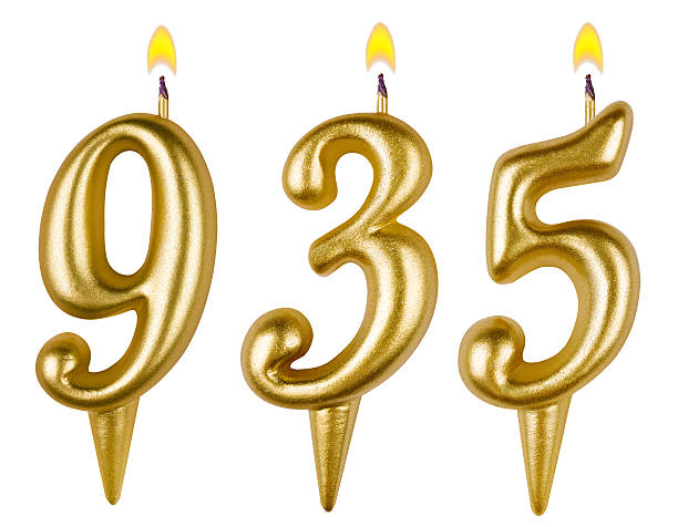 istock candles number nine hundred thirty-five isolated on white 532482283