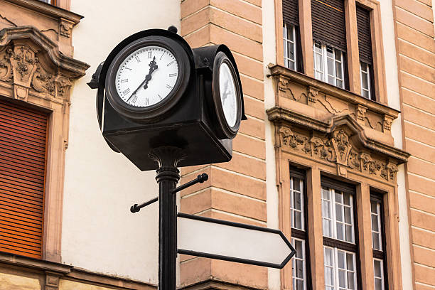 istock iron city clock with index sign in europe 532482541
