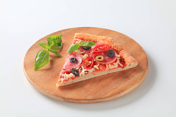 Mushroom and pepperoni pizza on white.PLEASE CLICK ON THE IMAGE BELOW TO SEE MORE FOOD RELATED IMAGES IN MY PORTFOLIO: