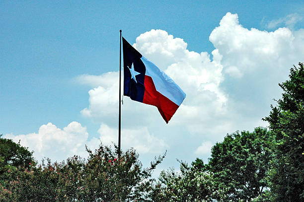 bandiera del texas - waco foto e immagini stock