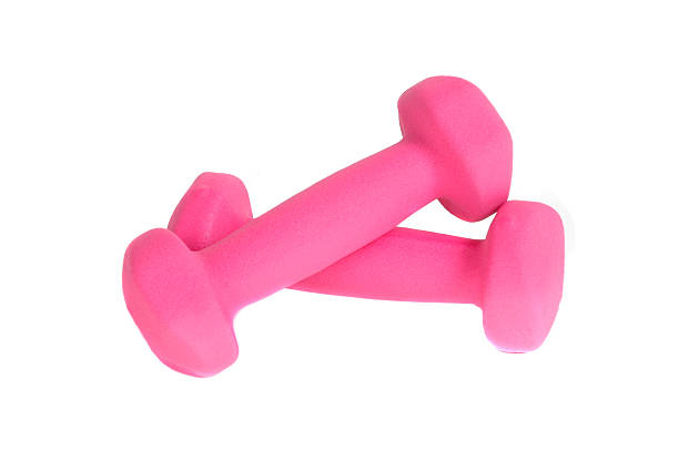 istock pair of pink dumbbells 532485811