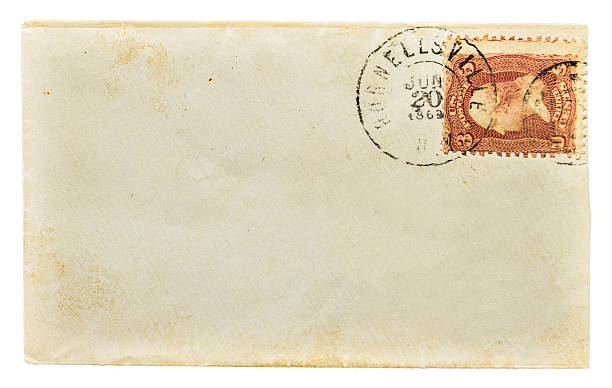 istock Antique letter from USA 532486563