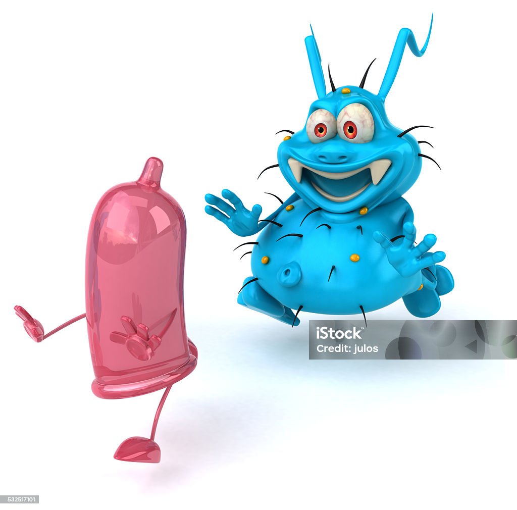 Fun germ monster Monster - Fictional Character Stock Photo