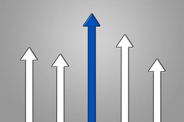 seta-velocidade-download - arrow sign speed standing out from the crowd in front of imagens e fotografias de stock