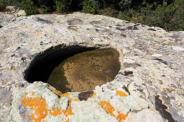 istock Natural supply of water (hole in the stone). 532519203