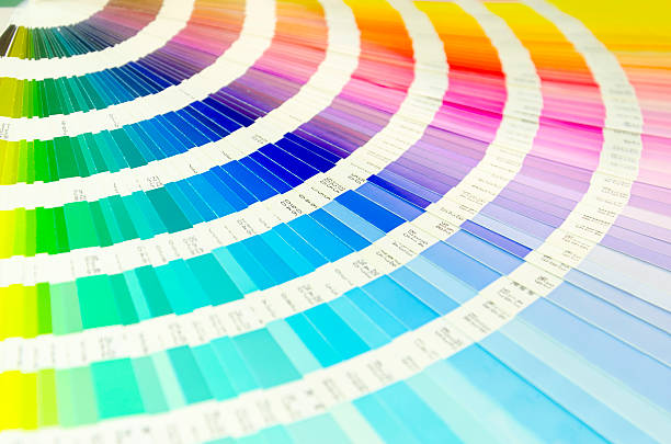 istock Color palette guide for printing industry isolated 532519317