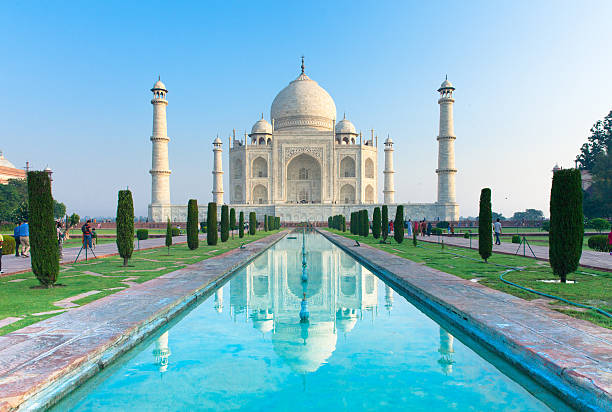istock Taj Mahal at sunrise, Agra, India. 532519763