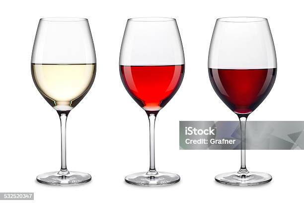 Wein Glasset Stockfoto und mehr Bilder von Weinglas - Weinglas, Wein, Trinkglas