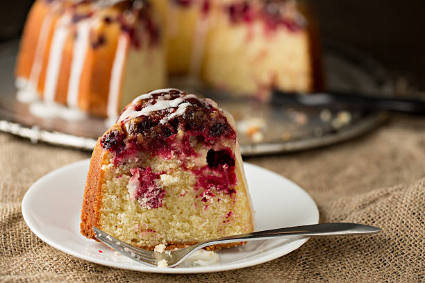 istock Slice Of Cranberry Lemon Bundt Cake 532520573