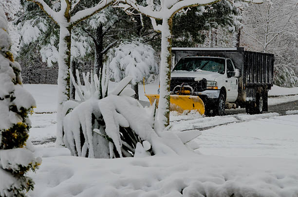 istock snow plow clearing the road in winter 532522429