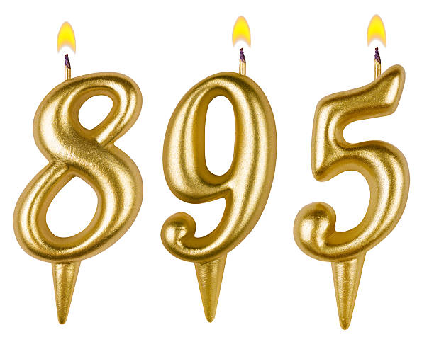 istock candles number eight hundred ninety-five isolated on white 532523019