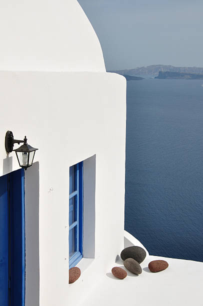 istock White-blue house in Greece 532528843