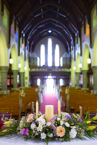 istock Wedding set up in Church. Ireland 532529513