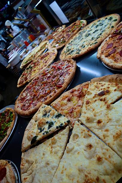 istock Pizzas in New York 532530067