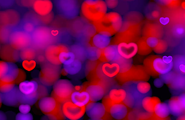 Shot of a heat-shaped colors - Background themes