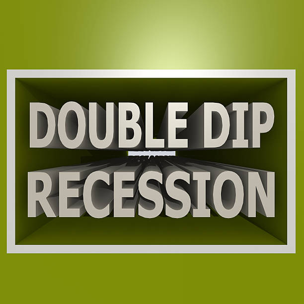 double dip спад - double dip recession стоковые фото и изображения