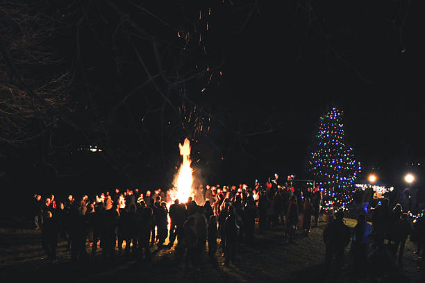 Community Weihnachten Kamin – Foto