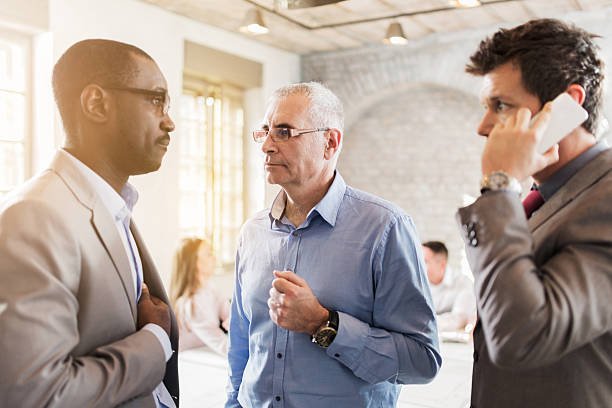 istock Businessmen discussing in the office. 532546457