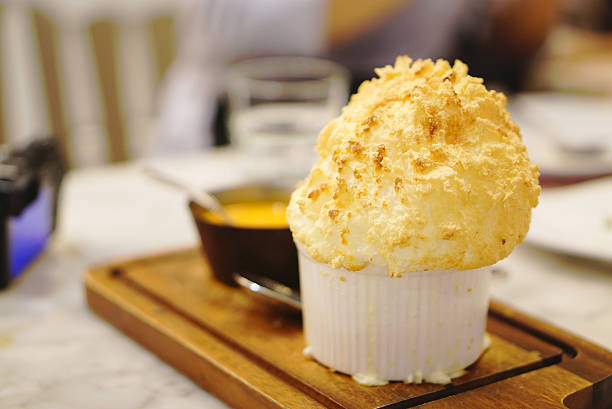 Thai style crab meat curry with Souffle on the block